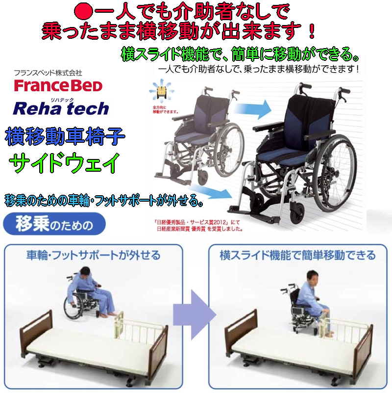 横移動車いすサイドウェイ